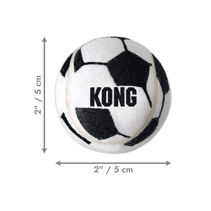 Kong Sport Voetbal S 5 cm (3-pk) - Afbeelding 3