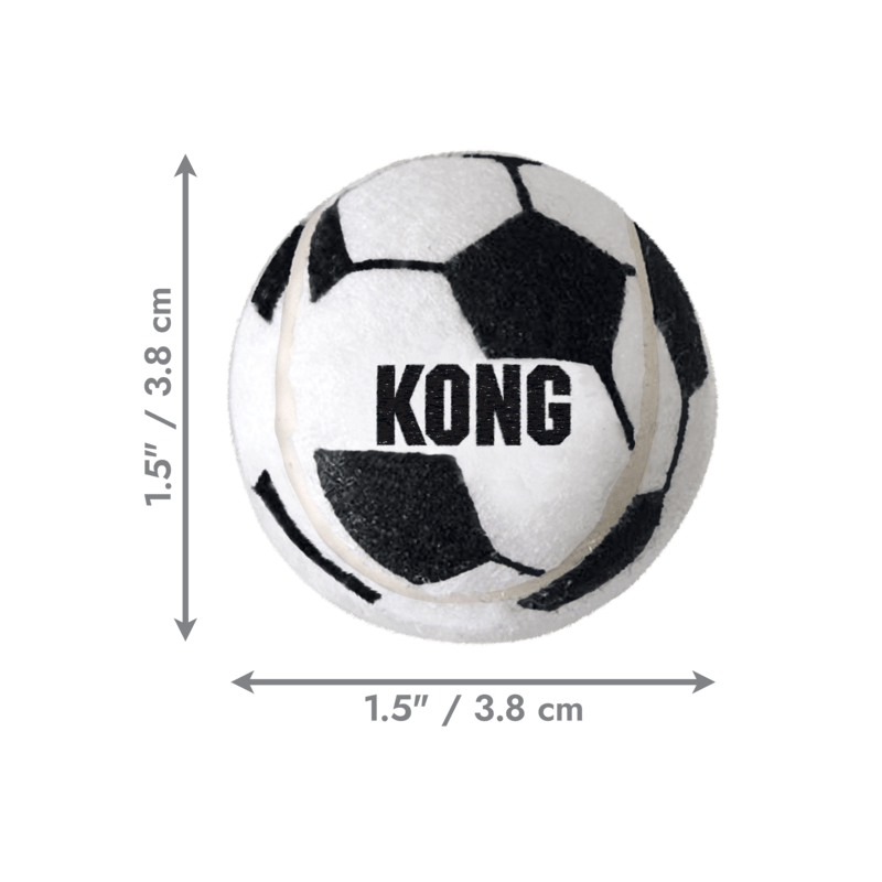 Kong Sport Voetbal XS 4,5 cm (3-pk) - Afbeelding 3