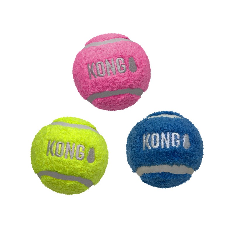 KONG Sport Softies Ball Assorted S (3-pack) - Afbeelding 2