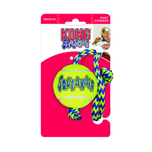 KONG SqueakAir® Balls met touw