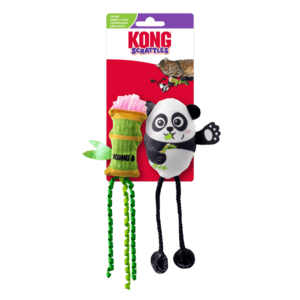 KONG Scrattles Panda 2-pk