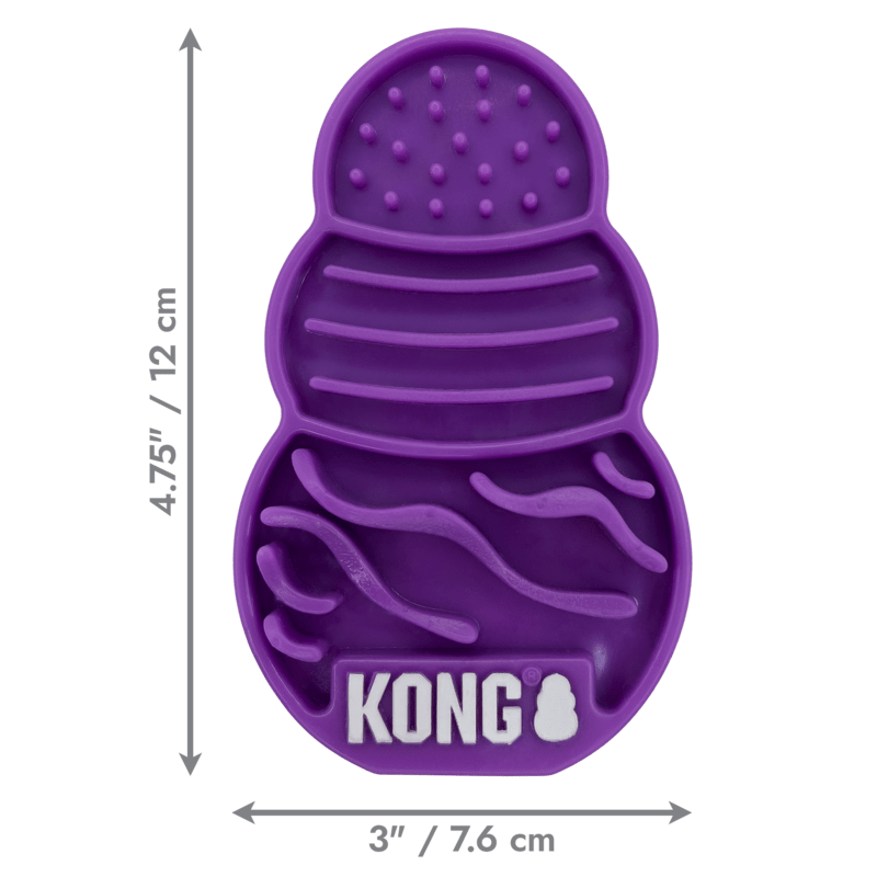 KONG Licks Treat Dispenser Kat Paars S - Afbeelding 4