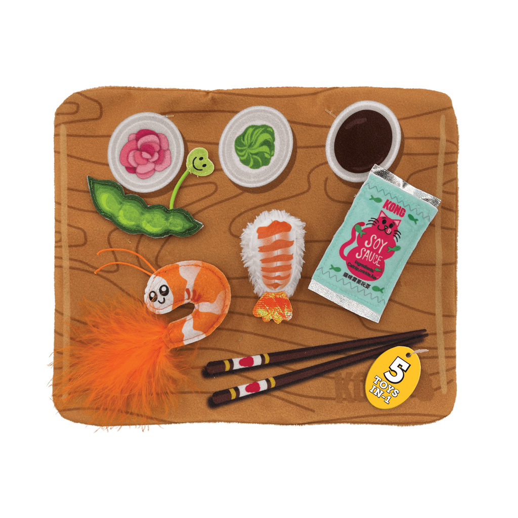 KONG Pull-A-Partz Sushi - Afbeelding 2