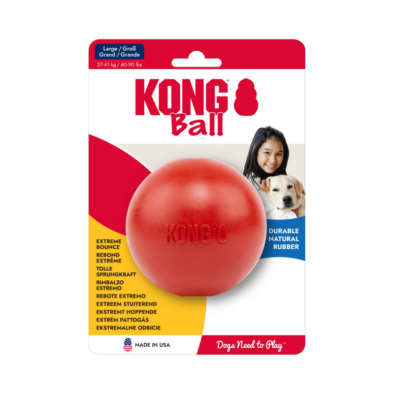KONG Extreme Ball Met Gat Rood L