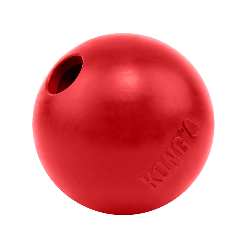 KONG Extreme Ball Met Gat Rood L - Afbeelding 2