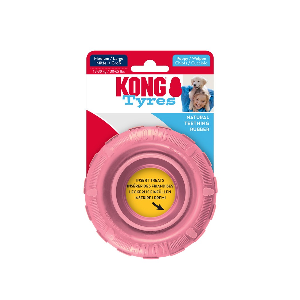 KONG Puppy Tyres Assorti M/L - Afbeelding 2