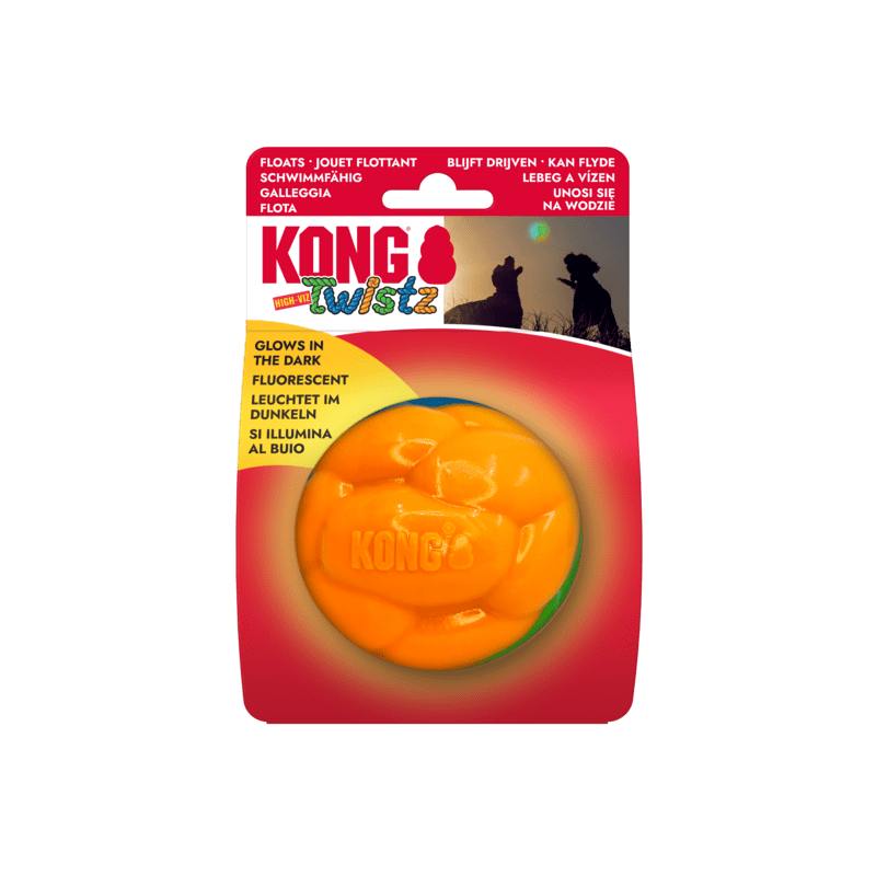 KONG Twistz High-Viz Ball