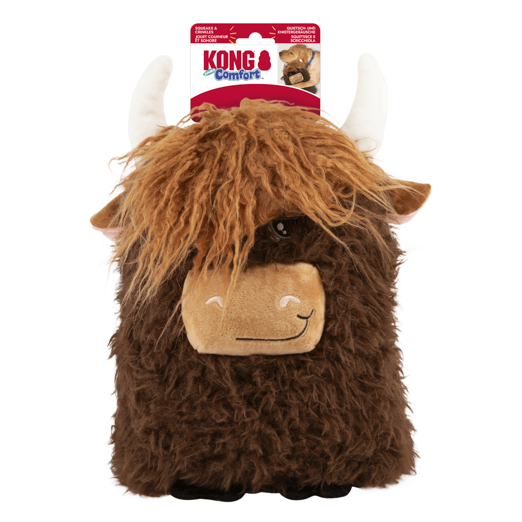 KONG Comfort Jumbo Highland Cow Assorted XL - Afbeelding 2