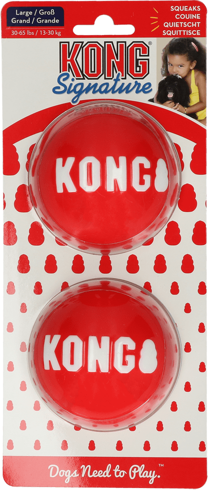 KONG Signature Ball L 2-Pack