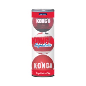KONG Signature Balls 3-Pack L