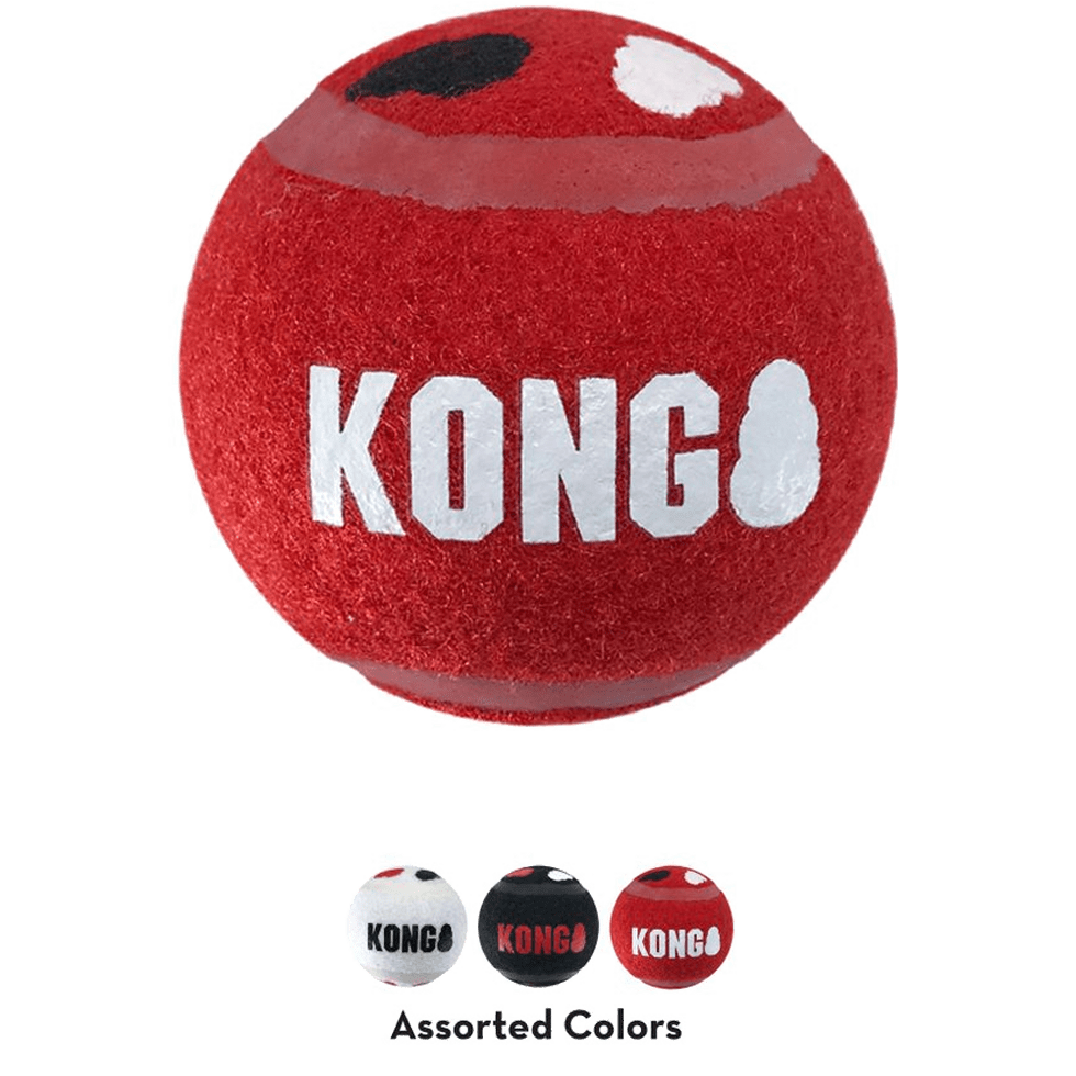 KONG Signature Sport Balls M 3-Pack - Afbeelding 2