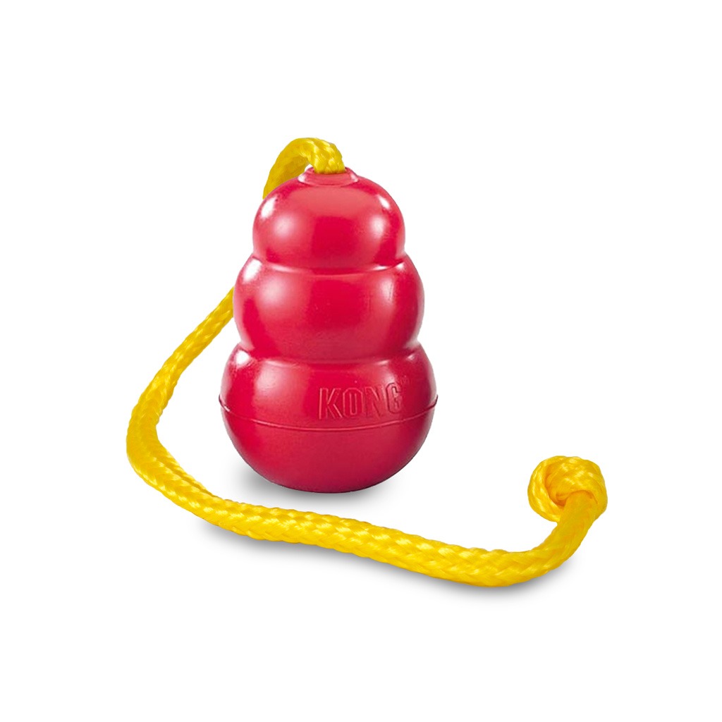 KONG Classic met touw M - Afbeelding 2