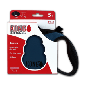 KONG Retractable Leash - Terrain Blauw L