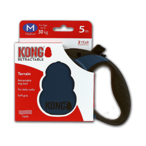 KONG Retractable Leash - Terrain Blauw M