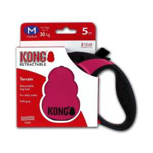 KONG Retractable Leash - Terrain Roze M