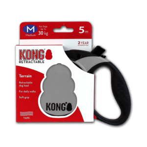 KONG Retractable Leash - Terrain Grijs M
