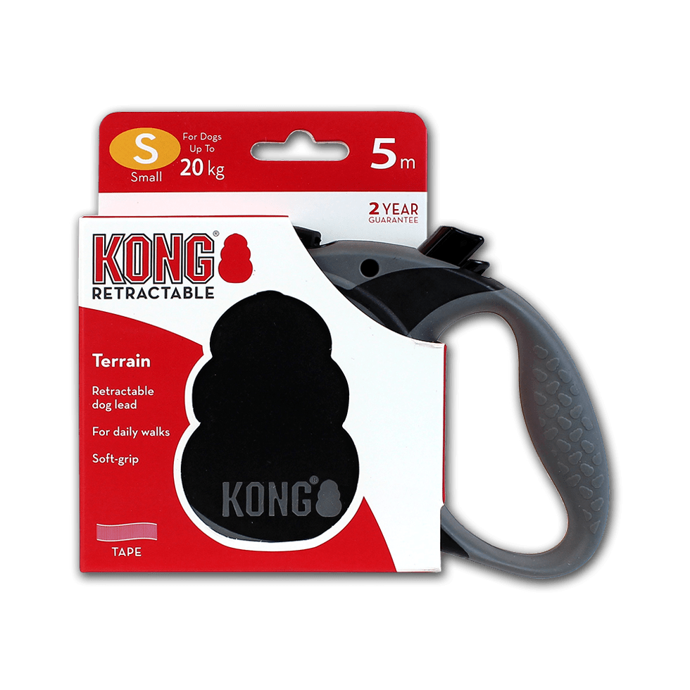 KONG Retractable Leash - Terrain Zwart S