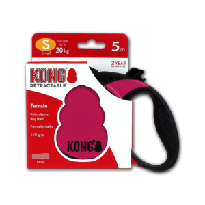 KONG Retractable Leash - Terrain Roze S