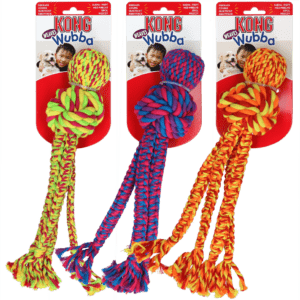 KONG Wubba Weaves met touw Assorti L