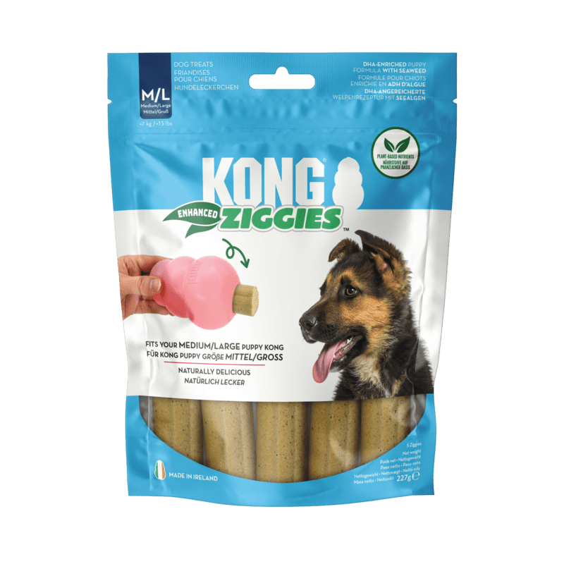 KONG Enhanced Ziggies Puppy M/L