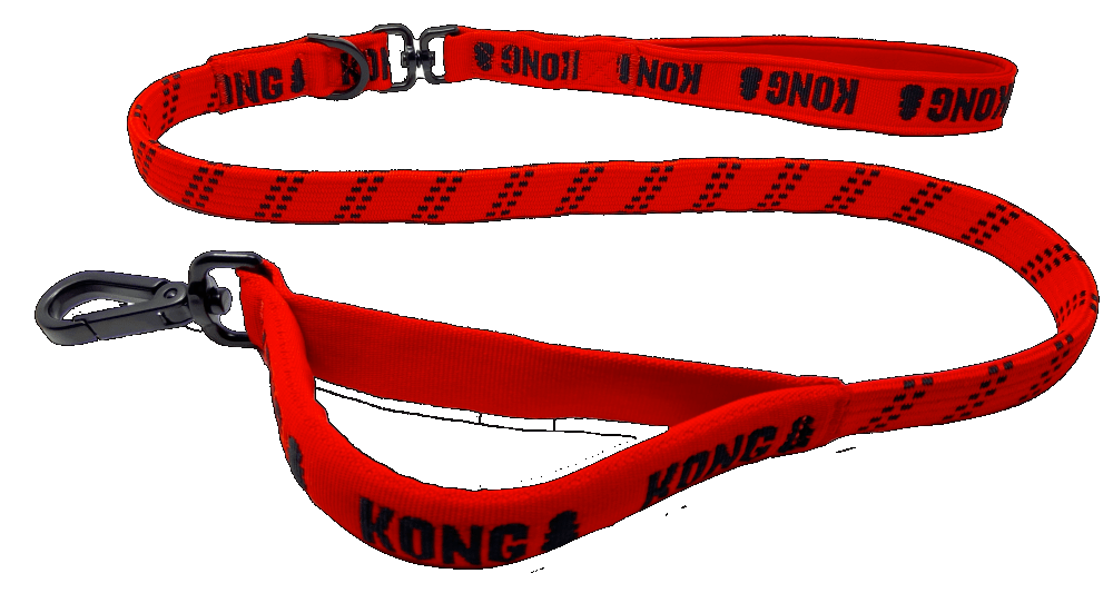 KONG Zero-Shock Leash Rood - Afbeelding 2