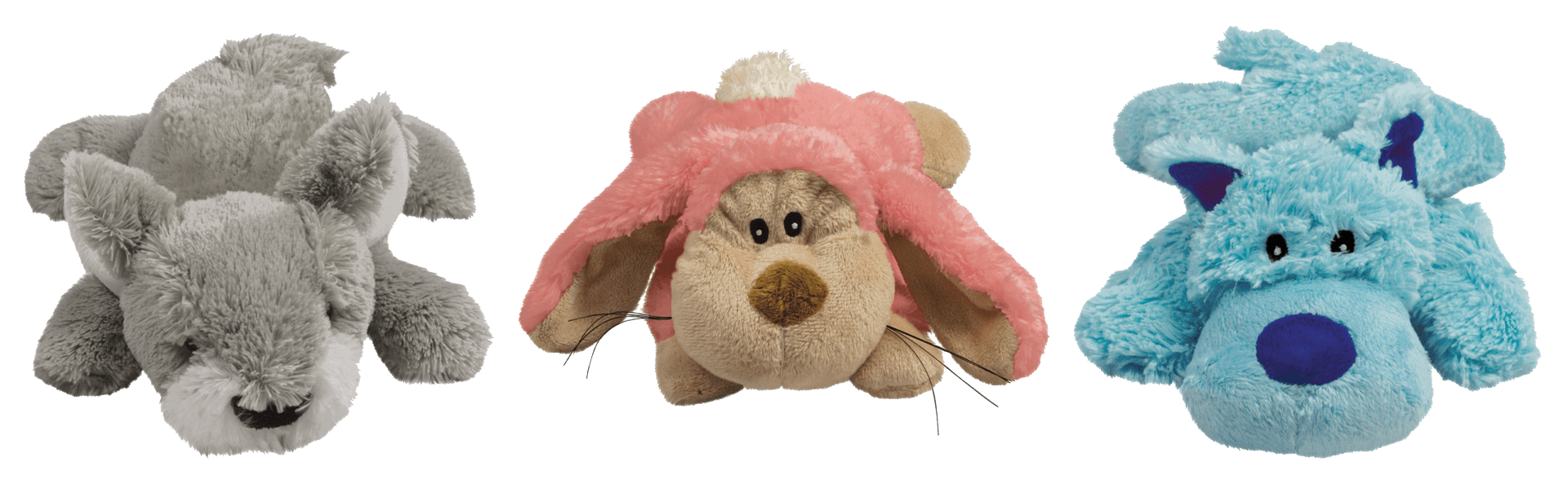 KONG Cozie Assorted Pastels