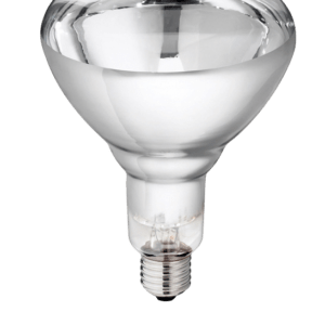 Hard Glas Lamp 250 W - Wit