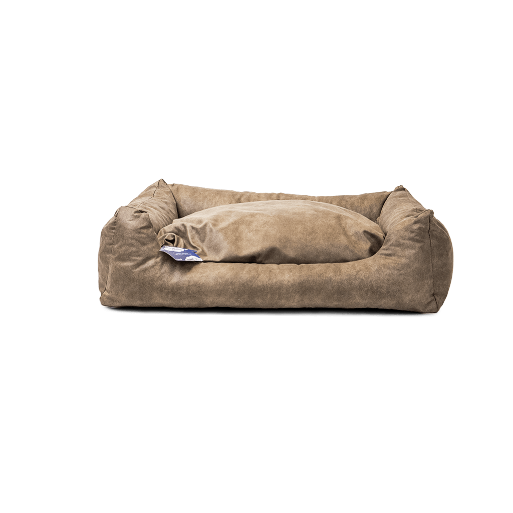 Let's Sleep Sweet Dreams Hondenmand Met Kussen L Taupe