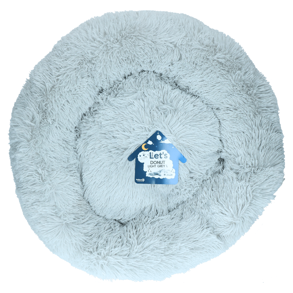 Let's Sleep Donut Lichtgrijs L