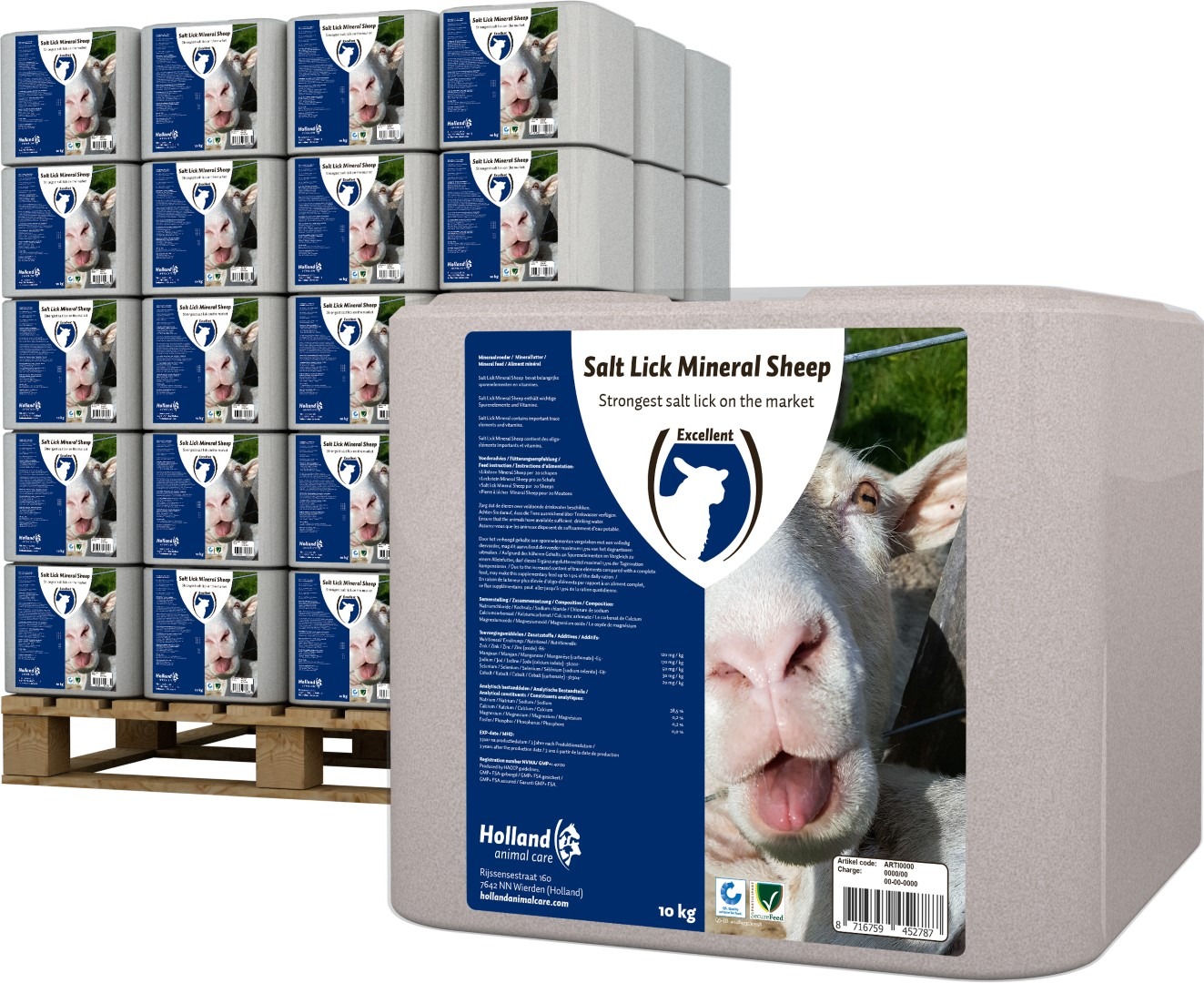 Excellent Liksteen Mineral Schaap 10 kg - Afbeelding 3