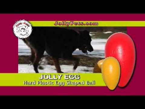 Jolly Egg Geel L (30 cm) - Afbeelding 4