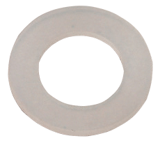 Nylon zuigerring 20ml plat 100 ml