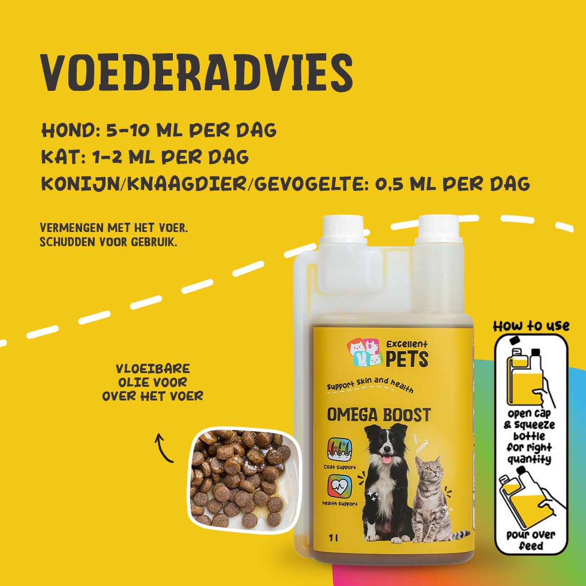 Excellent Pets Omega Boost 1 l - Afbeelding 2