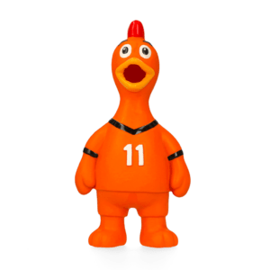 Oranje Latex Hondenspeeltjes WK Kip