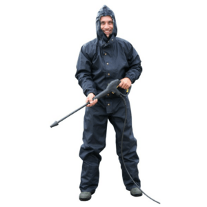 Was- en reinigingsoverall met capuchon XXXL Donkerblauw