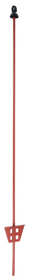 Instappaal 105 cm ovaal veerstalen+krul