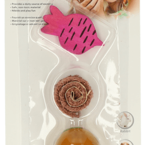 Pawise Wooden Loofah Pretty Toys No2