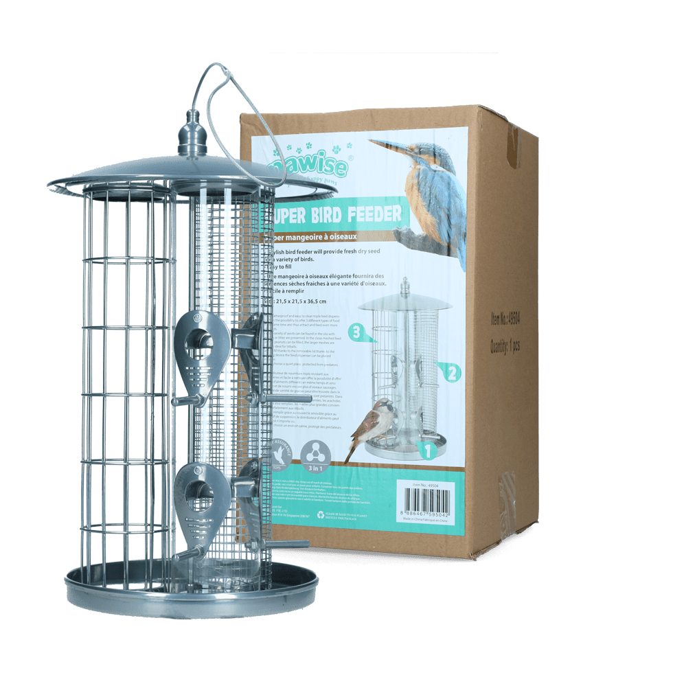 Pawise Super Bird Feeder 3 in 1