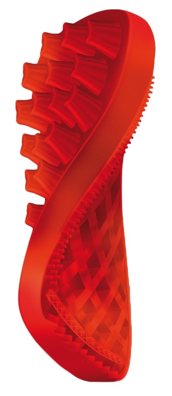 Pet+Me Dog Hair Brush Lang haar Rood - Afbeelding 2