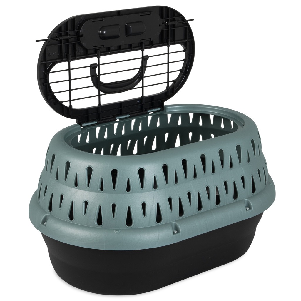Petmate Top Load Cat Kennel Pearl Green Frost - Afbeelding 3
