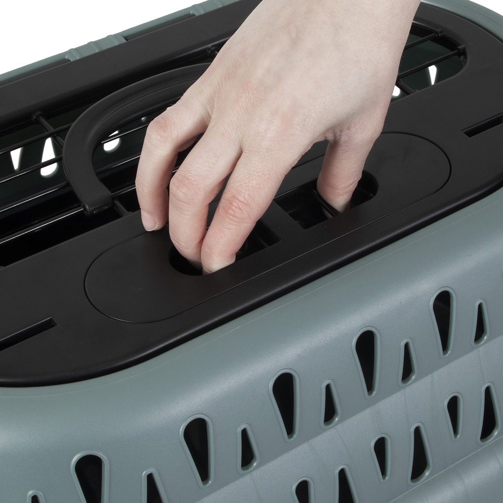 Petmate Top Load Cat Kennel Pearl Green Frost - Afbeelding 6