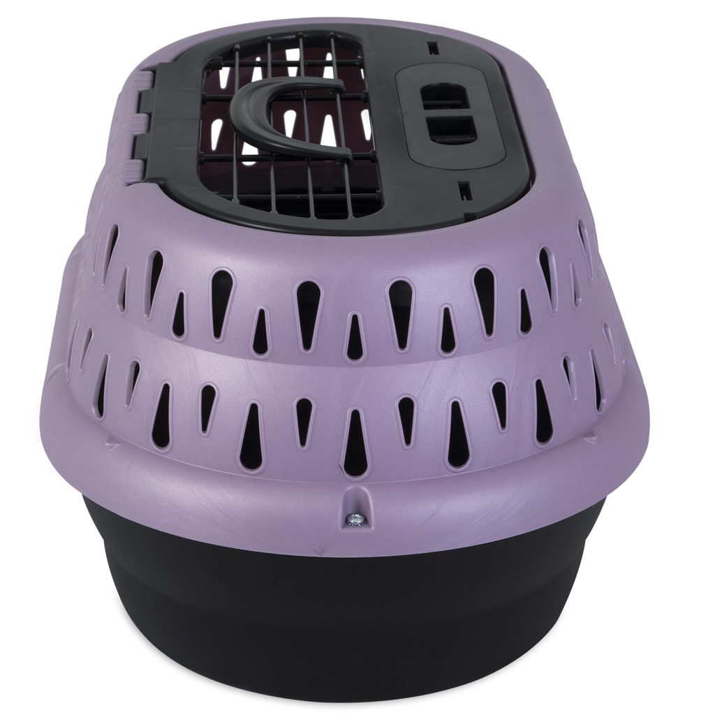 Petmate Top Load Cat Kennel Pearl Bubble Grape - Afbeelding 4