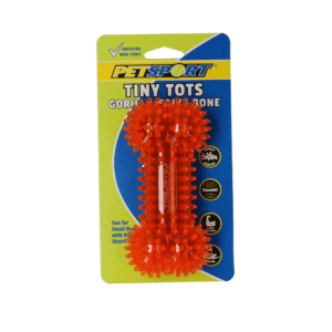 Petsport Tiny Tots Gorilla Spiky Bone Assorti