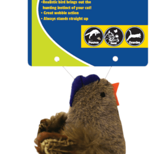 Petsport Feathered Kitty Wobbler Bruin
