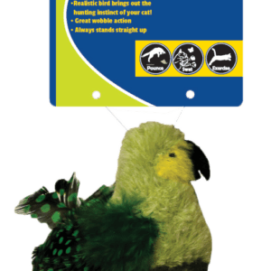 Petsport Feathered Kitty Wobbler Groen