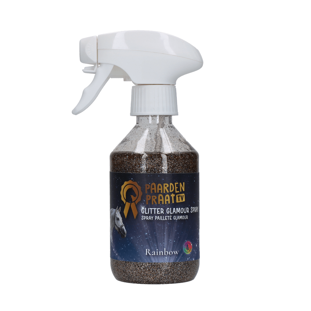Paardenpraat TV Glitter Glamour Spray Regenboog