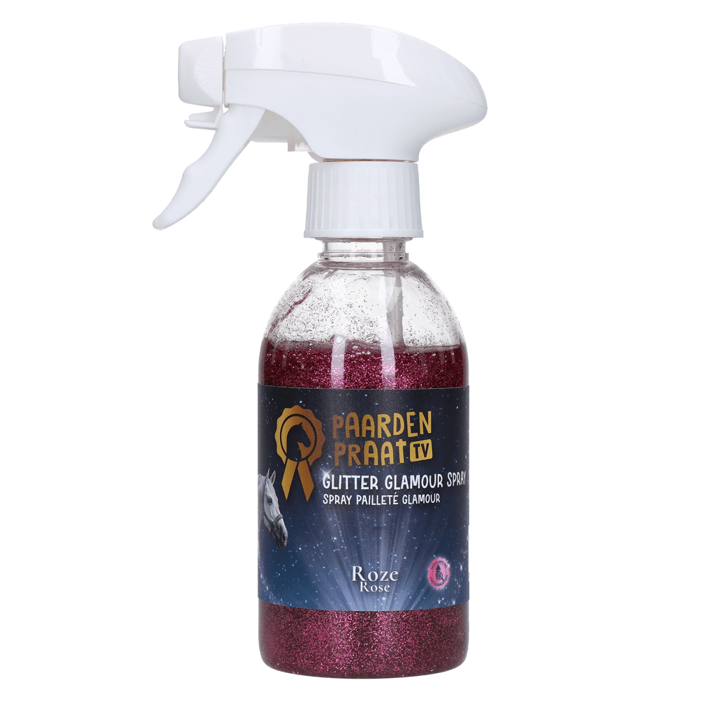 Paardenpraat TV Glitter Glamour Spray Roze