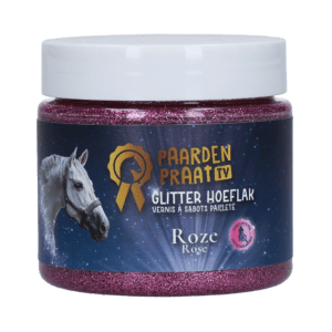 Paardenpraat TV Glitter Hoeflak Roze