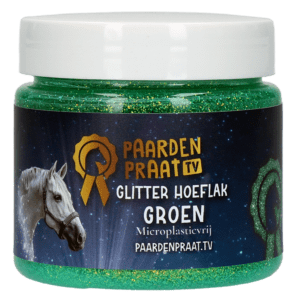 Paardenpraat TV Glitter Hoeflak Turquoise