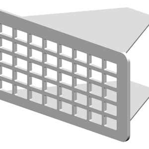 RenoFix RVS Renovatierooster 5 x 10,5 cm